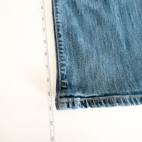 Cruel Girl Slim Straight Leg Denim Jeans Mid Rise Blue Wash Size 11 - Picture 9 of 13